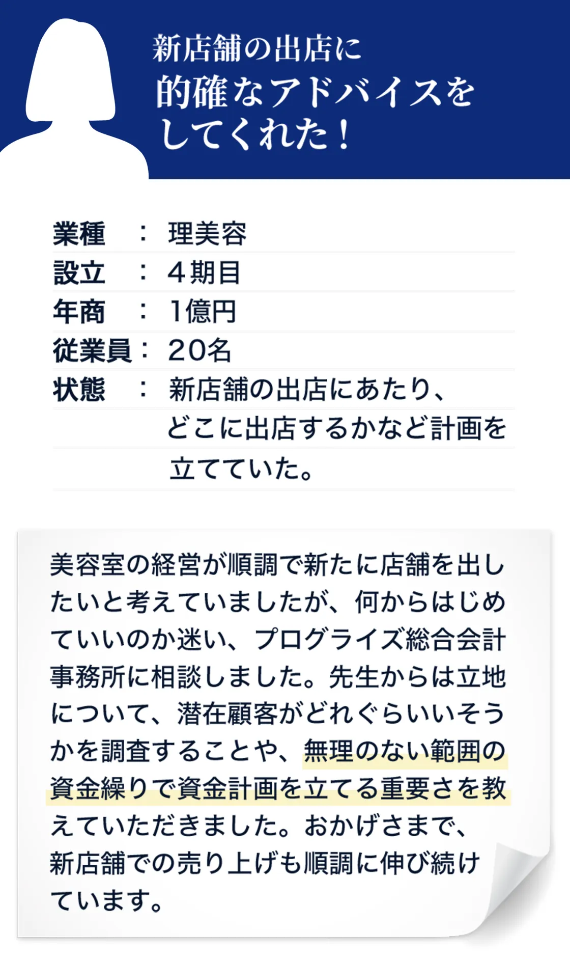 理美容4期目のユーザーの声